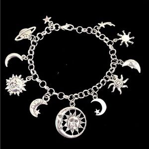 Celestial Bracelet Moon Sun Stars